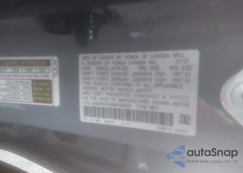 2021 Honda Cr-V Awd Ex z USA, uszkodzony, nr VIN 2HKRW2H50MH668603